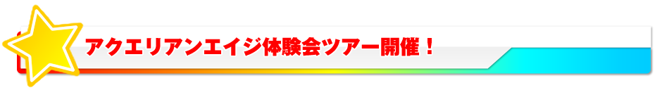 アクエリアンエイジ「魔法少女リリカルなのはViVid」体験会ツアー開催！